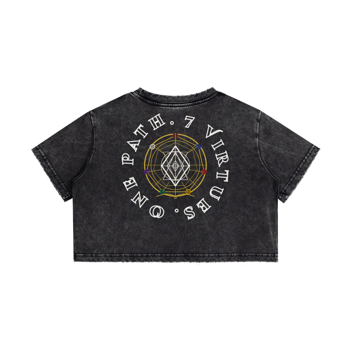 One Path. 7 Virtues — Crop Top